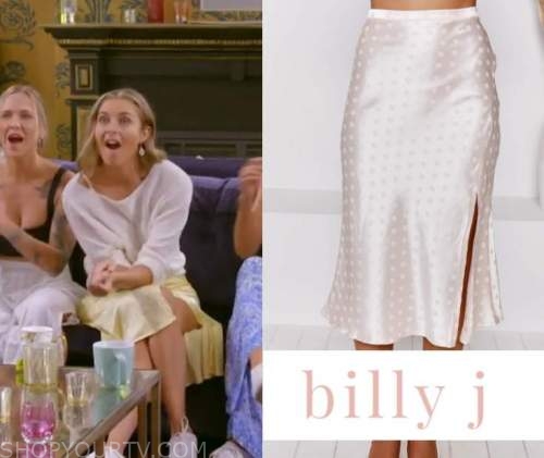 The Bachelor (AU): Season 8 Episode 2 Nicole's Yellow Silk Skirt | Shop ...