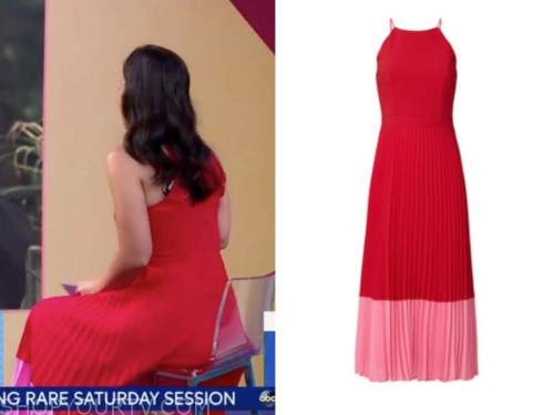 Good Morning America August 2020 Eva Pilgrim s Red and Pink