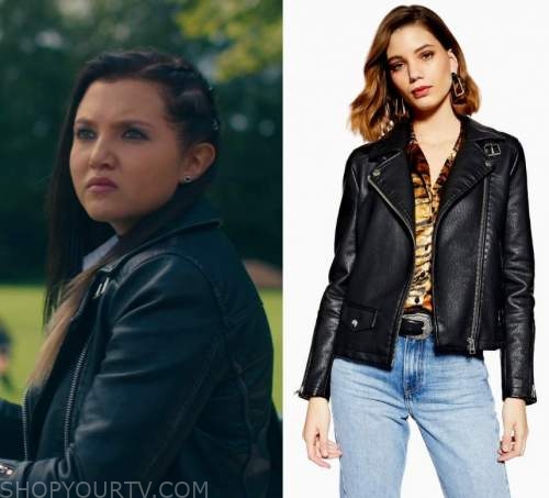 Get Even: Season 1 Episode 5 Bree's Black Leather Jacket | Shop Your TV