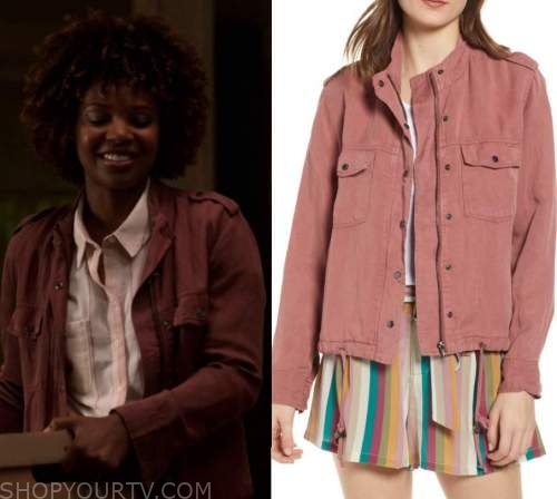 Lucifer: Season 5 Episode 1 Megan's Pink Jacket | Shop Your TV