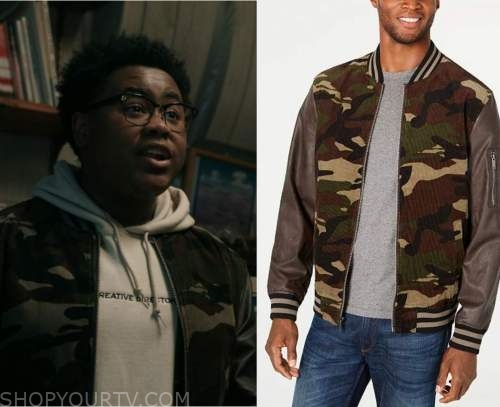 The Chi: Season 3 Episode 7 Camo Bomber Jacket | Shop Your TV