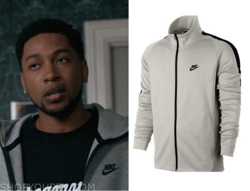 The Chi: Season 3 Episode 7 Grey Nike Zip Jacket | Shop Your TV