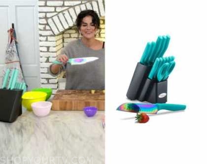 Where to Buy Selena Gomez's Rainbow Kitchen Knives from 'Selena +