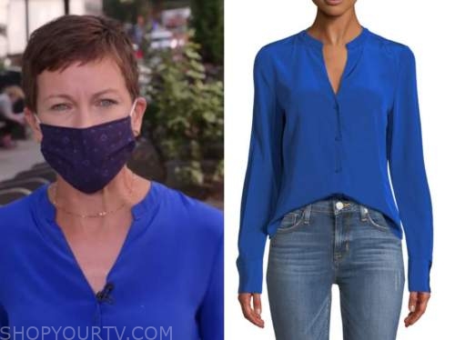 The Today Show: September 2020 Stephanie Gosk's Blue Blouse | Shop Your TV