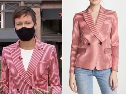 The Today Show: September 2020 Stephanie Gosk's Red Striped Blazer ...