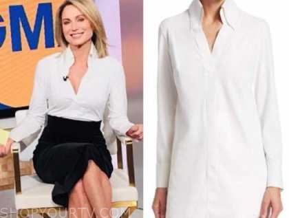 Good Morning America: September 2020 Amy Robach's White Shirt | Shop ...