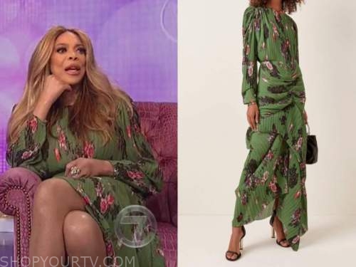 The Wendy Williams Show: September 2020 Wendy Williams's Green Floral ...