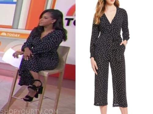 The Today Show: September 2020 Sheinelle Jones's Black Polka Dot ...