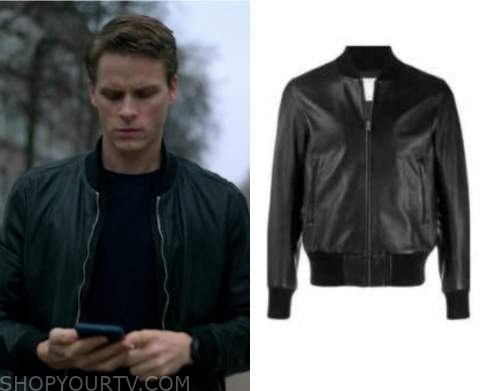 Young Wallander: Season 1 Episode 5 Wallander's Black Bomber Jacket ...