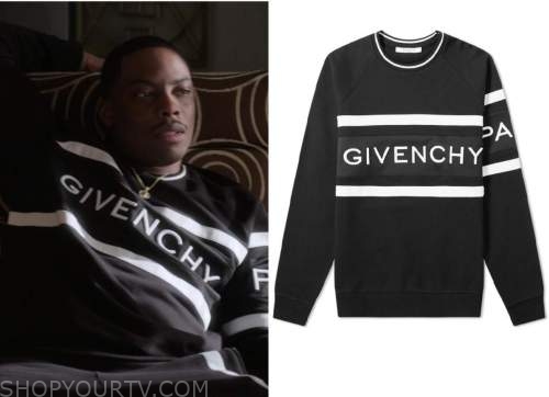 Givenchy Men's Sweatshirt And Sweatpants Suit Outfit In Power Book 2: Ghost  S01E03 Play The Game (2020)