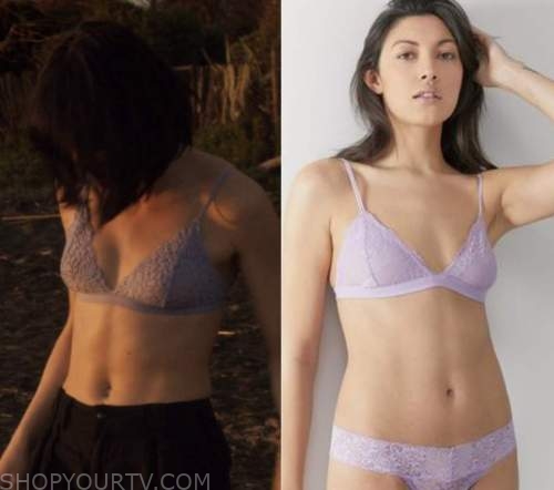 Baby: Season 3 Episode 5 Ludovica's Purple Lace Triangle Bralette