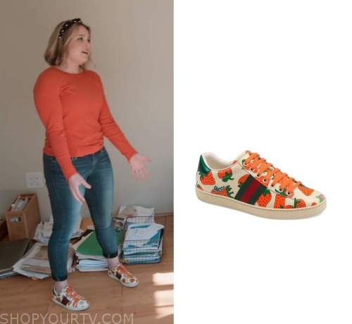 gucci strawberry sneakers outfit