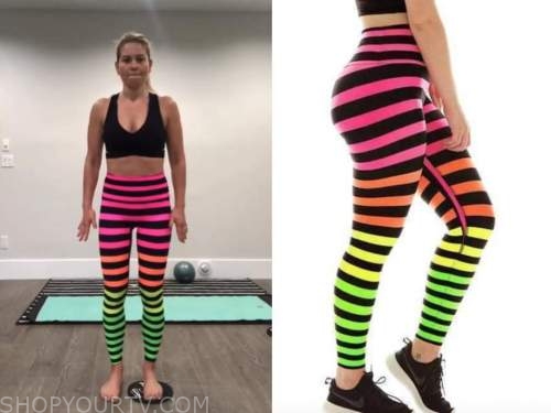 K-Deer Candice Stripe Leggings + Pocket Crop Top Review - Agent