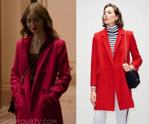 Emily in Paris Season 1 Episode 7 Emily s Pink Red Coat Shop