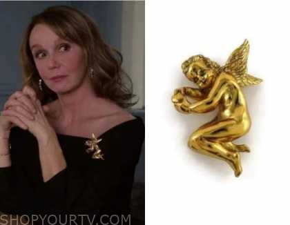 dior angel brooch