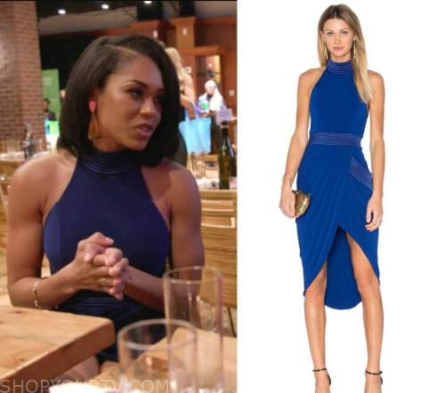 RH of Potomac: Season 5 Episode 13 Monique's Blue Halter Dress | Shop ...