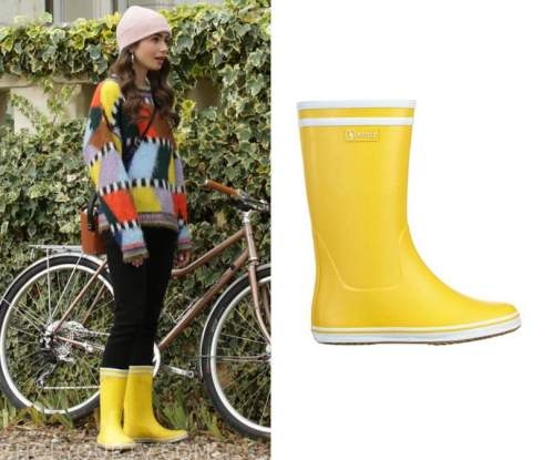 yellow boots