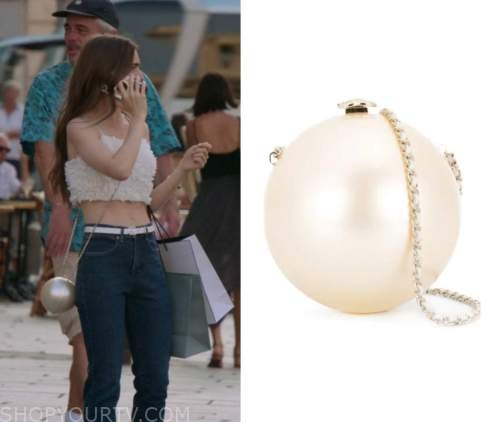 Chanel pearl necklace emily in deals paris