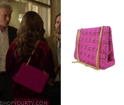 Emily in Paris: Season 1 Episode 2 Emily's Pink Fringe Bag