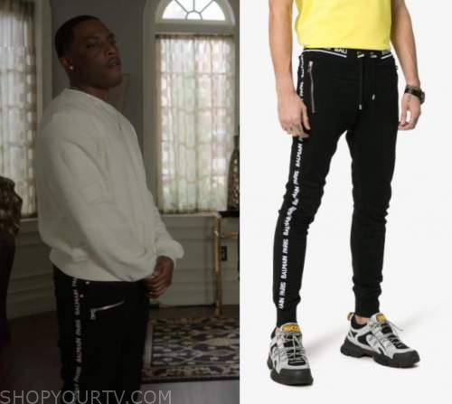 Fendi Men's T-Shirt And Tracksuit Outfit Of Woody McClain As Cane