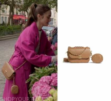 Emily in Paris: Season 1 Episode 4 Emily's Flap Bag with Small Purse