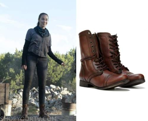 Fear The Walking Dead: Season 6 Episode 2 Alicia's Combat Boots | Shop ...