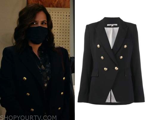 All Rise: Season 2 Episode 1 Sara's Gold Button Blazer | Shop Your TV