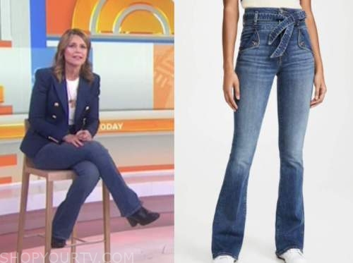 The Today Show: November 2020 Savannah Guthrie's Tie Waist Jeans | Shop ...