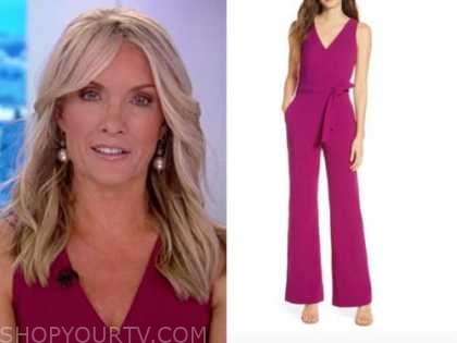 The Daily Briefing: November 2020 Dana Perino's Pink V-Neck Jumpsuit ...