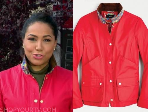 Good Morning America: November 2020 Stephanie Ramos's Red Jacket | Shop ...