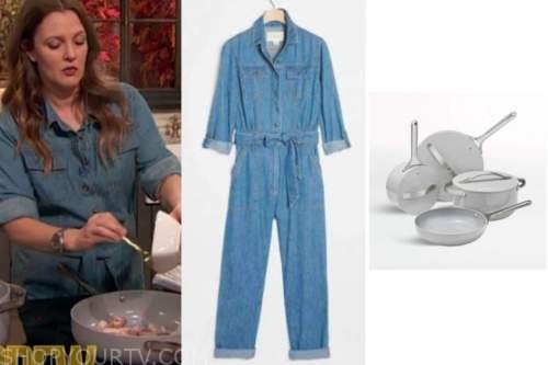 Drew Barrymore Show: November 2020 Drew Barrymore's Ivory Cookware Set