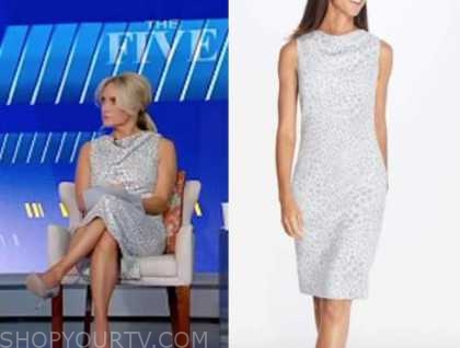 The Five: November 2020 Dana Perino's Grey Leopard Dress | Fashion ...