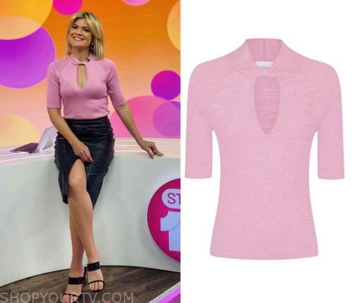 Studio 10: November 2020 Sarah's Pink Keyhole Sweater | Shop Your TV