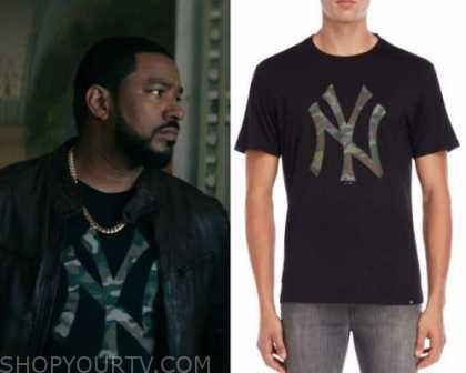 The Boys: Season 2 Episode 7 Mother's Milk Camo NY T Shirt | Shop Your TV