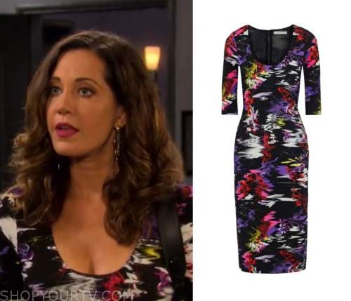 Days of Our Lives: November 2020 Jan's Multi Color Print Dress | Shop ...