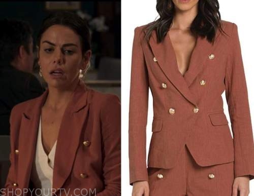 Home and Away: November 2020 Mackenzie's Rust Blazer | Shop Your TV