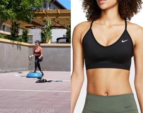 Khloe Kardashian's Black Nike Sports Bra