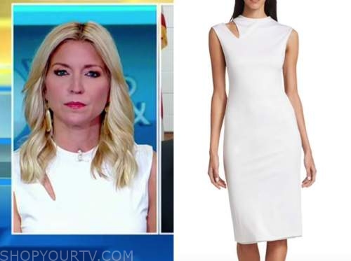 ainsley earhardt white dress