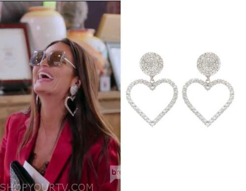 Louis Vuitton Louise Hoop GM Earrings worn by Angie Katsanevas as seen in  The Real Housewives of Salt Lake City (S04E07)