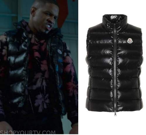 Power Book II - Ghost: Season 1 Episode 8 Black Puffer Vest | Shop Your TV