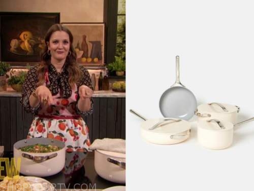 Drew Barrymore Show: November 2020 Drew Barrymore's Ivory Cookware Set