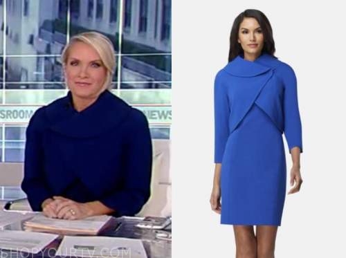 America's Newsroom: January 2021 Dana Perino's Blue Wrap Jacket Dress ...