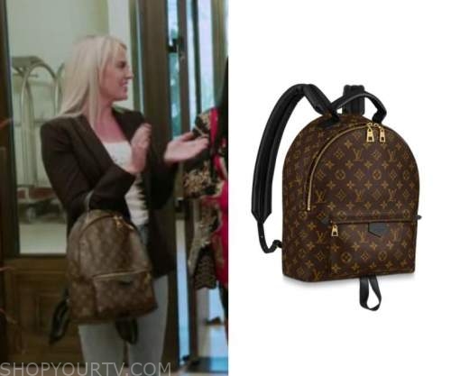 RH of Salt Lake City: Season 1 Episode 11 Whitney's Brown LV Logo Backpack