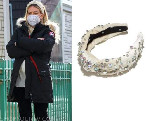 Younger: Season 7 Kelsey's White Embellished Headband | Shop Your TV