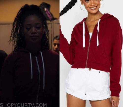 WornOnTV: Neveah's burgundy cutout bralette on Tiny Pretty Things, Kylie  Jefferson