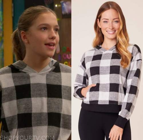 Side Hustle: Season 1 Episode 4 Presley's Plaid Hoodie | Shop Your TV