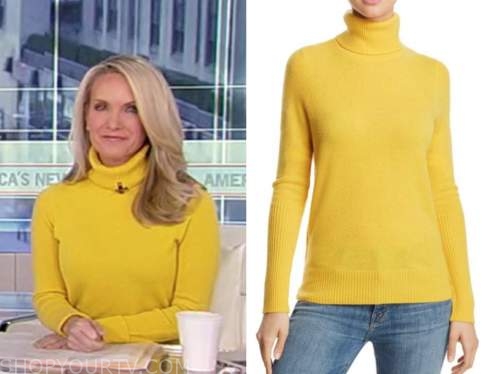 dana perino, america's newsroom, yellow turtleneck sweater | Fashion ...