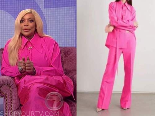 The Wendy Williams Show: February 2021 Wendy Williams's Hot Pink Shirt ...