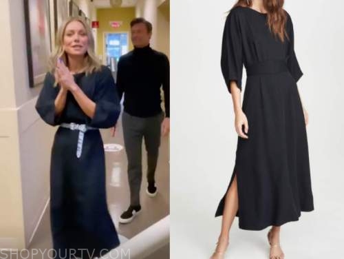 Live with Kelly and Ryan: February 2021 Kelly Ripa's Midi Dress | Shop ...