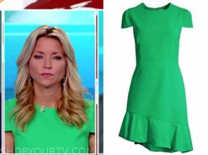 Fox and Friends: February 2021 Ainsley Earhardt's Green Dress | Shop ...